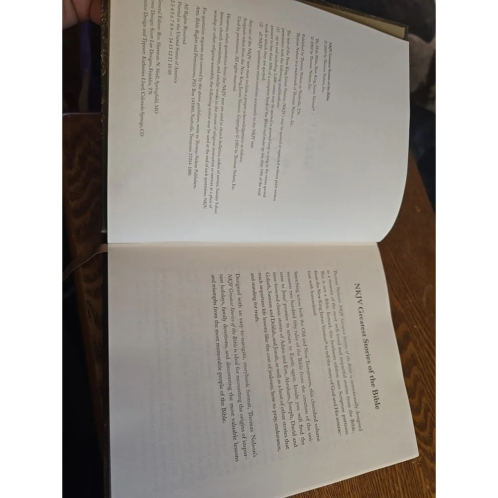 NKJV Greatest Stories of the Bible - Hardcover By Thomas Nelson